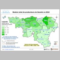 Nombre total de producteurs de Sumehr en 2022